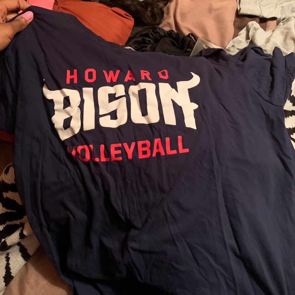 howard Bison Volleyball tee